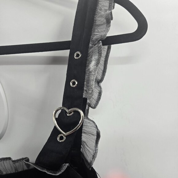 Hard Candy Gothic Lolita Steampunk Black Dress Multi-Layered Mini Dress 2x - Picture 6 of 12